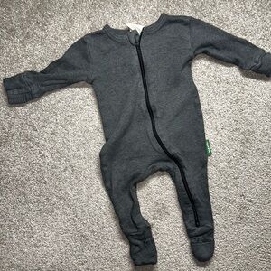 Parade organic grey sleeper pjs